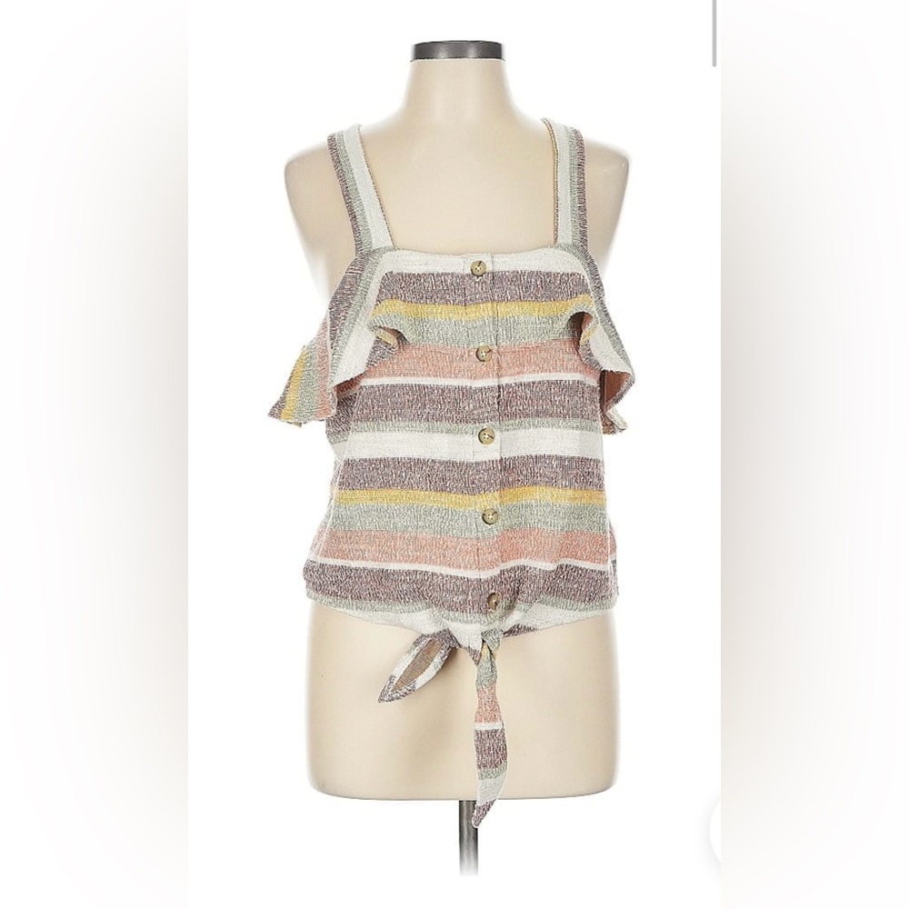 Madewell Textured Striped Tank Top